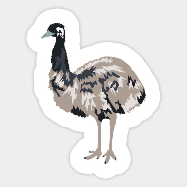 Australian Emu Sticker by stargatedalek
